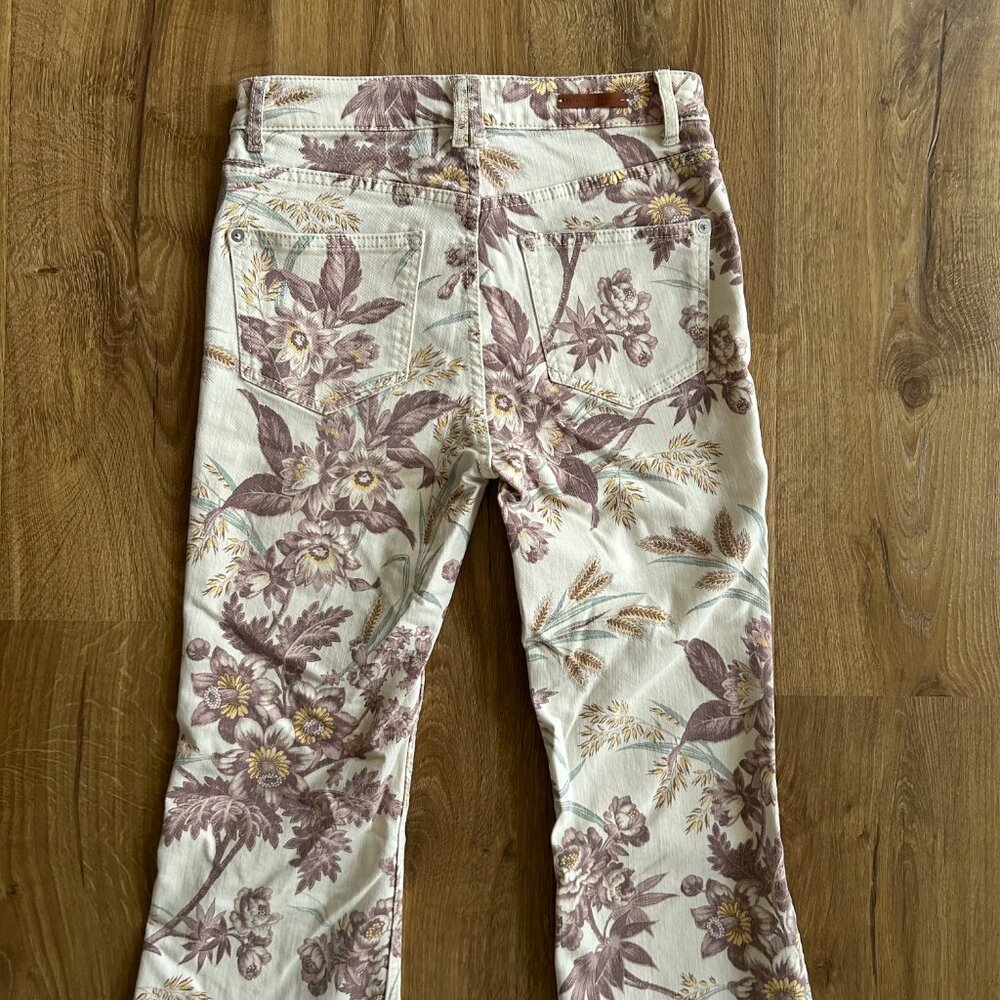 Anthropologie Vintage Style High Waisted Button Fly Bootcut Jeans Size 26 - Picture 12 of 13